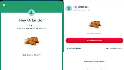 Orlando-area Chick-fil-A locations offering free chicken strips