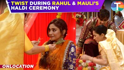 Mehndi Wala Ghar update: Rahul and Mauli share an adorable moment during Haldi, with a twist in the ceremony