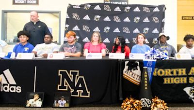9 North Augusta student athletes sign college letters of intent