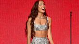 Olivia Rodrigo flaunts her incredible abs in glittering bra and skirt