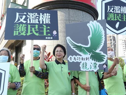 青鳥行動到龍潭 湯蕙禎：每週三站路口反濫權、護民主
