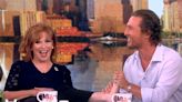 Matthew McConaughey Gives Joy Behar a Foot Massage on 'The View' — 17 Years After Viral Moment