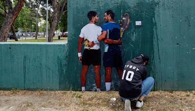 Rafael Nadal and Carlos Alcaraz mural defaced just two days after unveiling