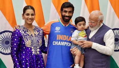 PM Modi cradles Jasprit Bumrah and Sanjana Ganesan’s son Angad in adorable photo: ‘Incredibly special morning’