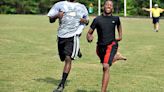 UGA football players visit Camp Sunshine