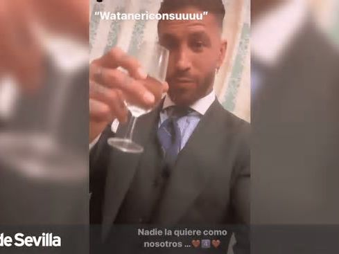 El simpático vídeo de Sergio Ramos en la Feria de Abril: "'Watanericonsu'"