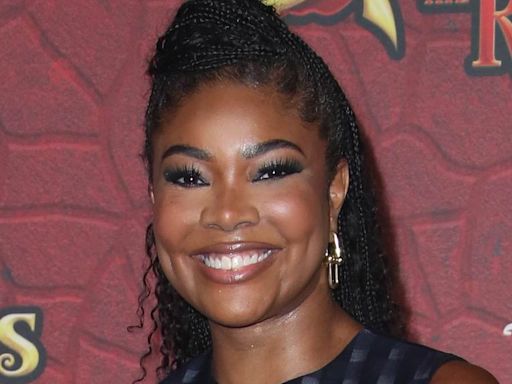 Gabrielle Union with mini-me daughter, five, at Descendants premiere