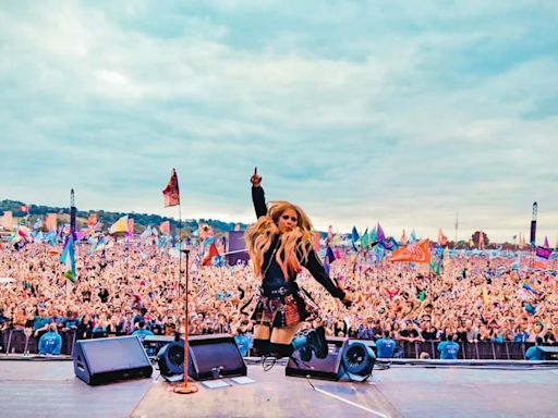 Avril Lavigne: así fue su histórico debut en Glastonbury