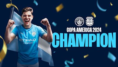 Alvarez wins Copa America with Argentina