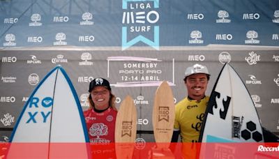 Liga MEO Surf: Tomás Fernandes e Francisca Veselko vencem Somersby Porto Pro