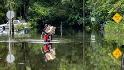 Tropical Storm Debby drenches Southeast with rain, high water as it drifts along the Atlantic coast