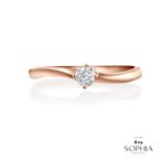 SOPHIA 蘇菲亞珠寶 - 約定 10分 14K玫瑰金 鑽石戒指