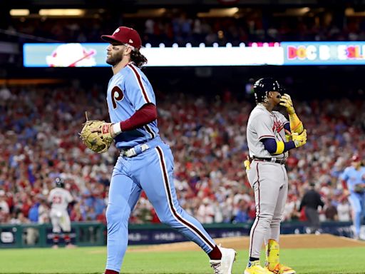 Bryce Harper's classy message for Ronald Acuña Jr. proves even rivals miss Braves at full strength