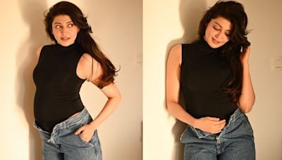 Pranitha Subhash announces 2nd pregnancy with cute caption: ‘Pants don't fit…’