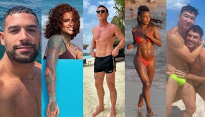 30 pics of our fave hot queer celebs chilling on the beach