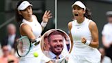 Emma Raducanu earns first Wimbledon win in two years in front of David Beckham