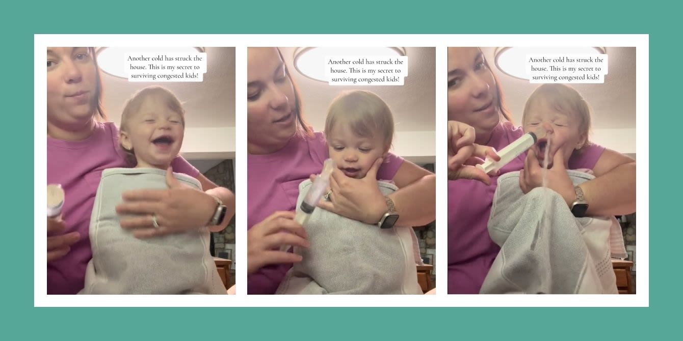 Gross—but satisfying—TikTok shows how nasal irrigation helps congested babies and toddlers