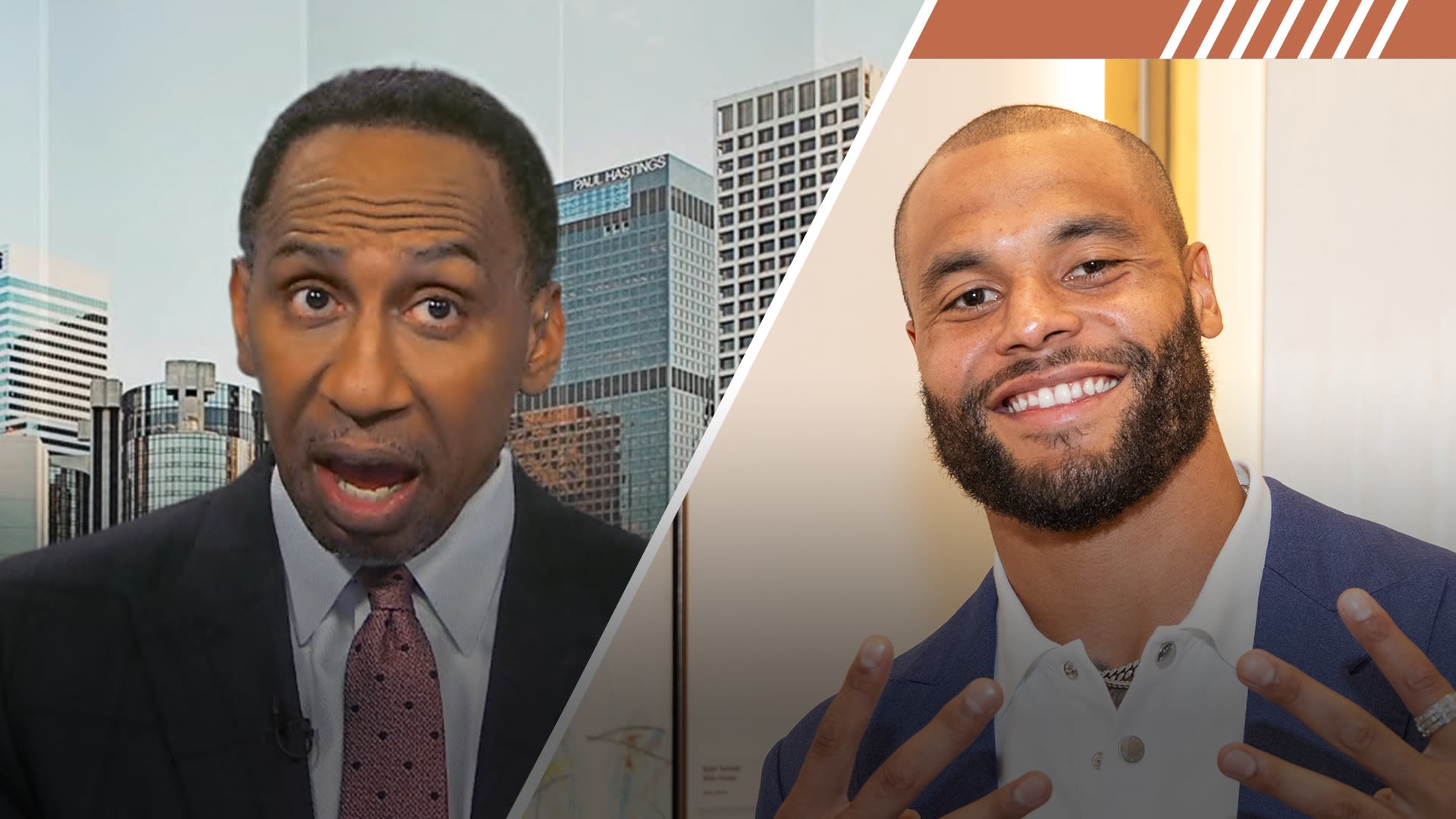Stephen A. digs at Dak for claiming he doesn't play for money - Stream the Video - Watch ESPN