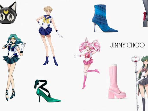 Jimmy Choo x 《美少女戰士》回來了：漫畫迷又發瘋，怎能如此完美複製角色的鞋履！