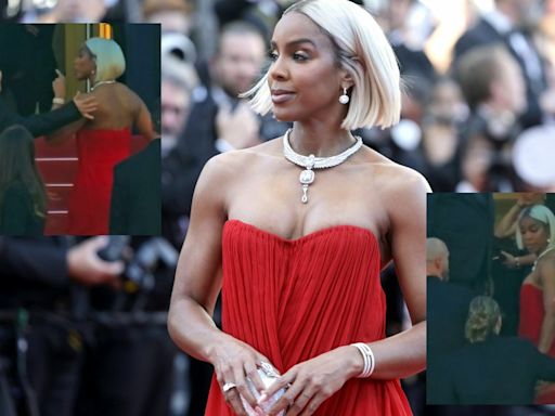 ¿Qué pasó entre Kelly Rowland y una empleada de seguridad en Cannes?; difunden intensas imágenes