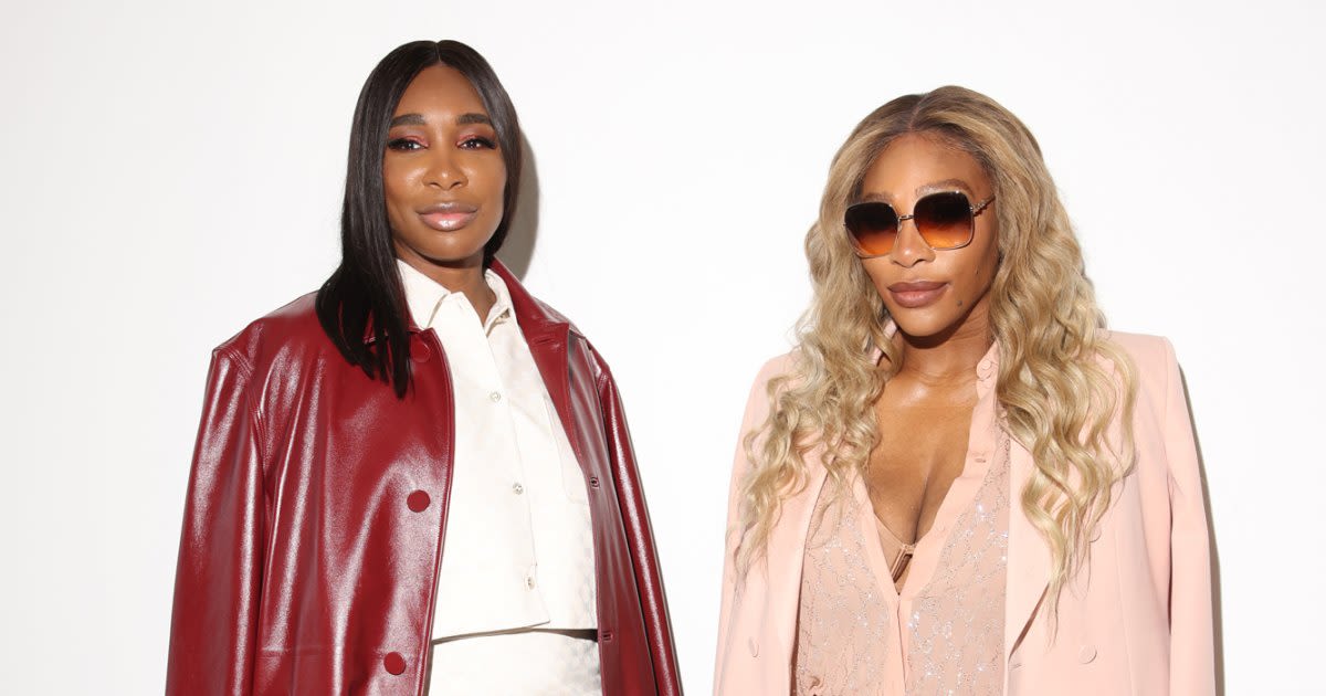 Venus and Serena Williams Attend Milan Fashion Week in Blush Tones