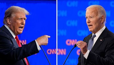 Trump and Biden spar on economy and abortion at first presidential debate