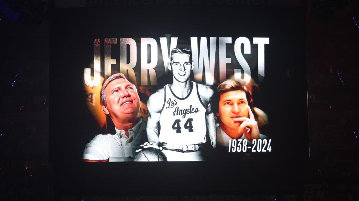 LOOK: NBA pays tribute to Jerry West with posthumous courtside seat for Summer League in Las Vegas