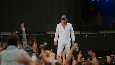 Patrick Mahomes, Ashton Kutcher & Mila Kunis Among Celebrities at Morgan Wallen’s BST Hyde Park Concert in London