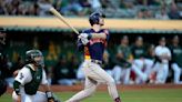 Kyle Tucker hits 3 HRs and drives in 4 runs as the Astros beat the Athletics 6-4