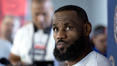 Back for a 4th Olympics run, LeBron James says gold is all that matters