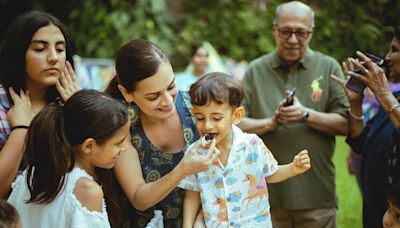 Dia Mirza hosts animal-themed birthday party for son Avyaan: Top Instagram moments