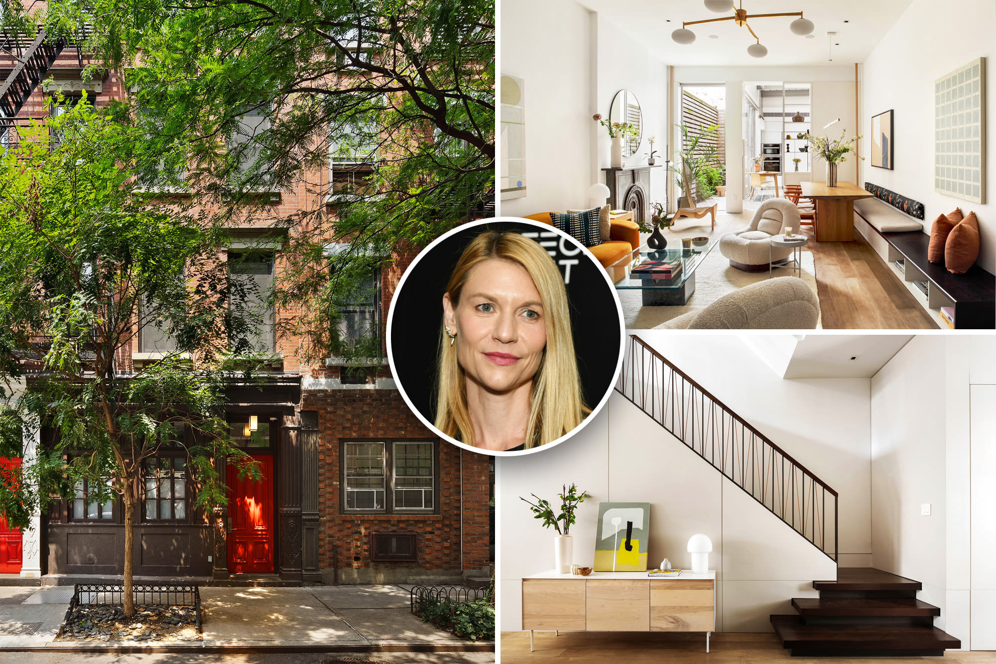 Claire Danes lists NYC townhouse for $9.75M — and intends on staying put in her hometown