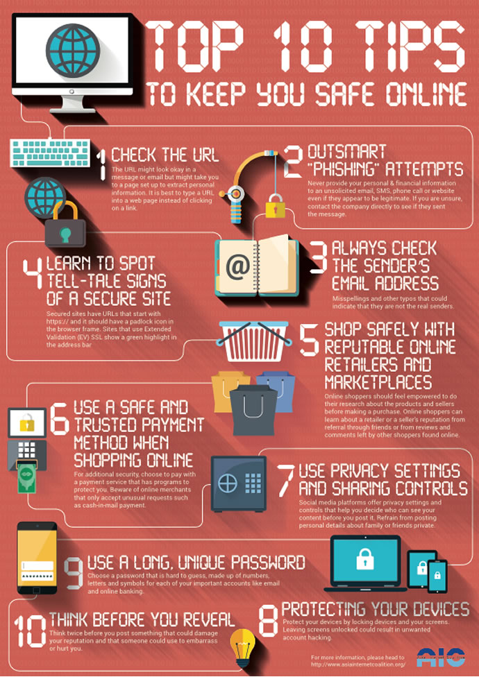 Top 10 tips to keep you safe online - YahooSafetyMY