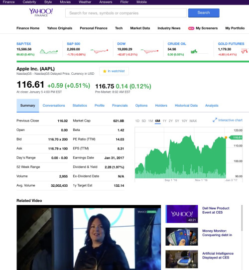 Yahoo Canada Finance gets an upgrade Yahoo Advertising