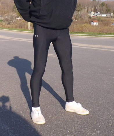 boy wearing tights under shorts