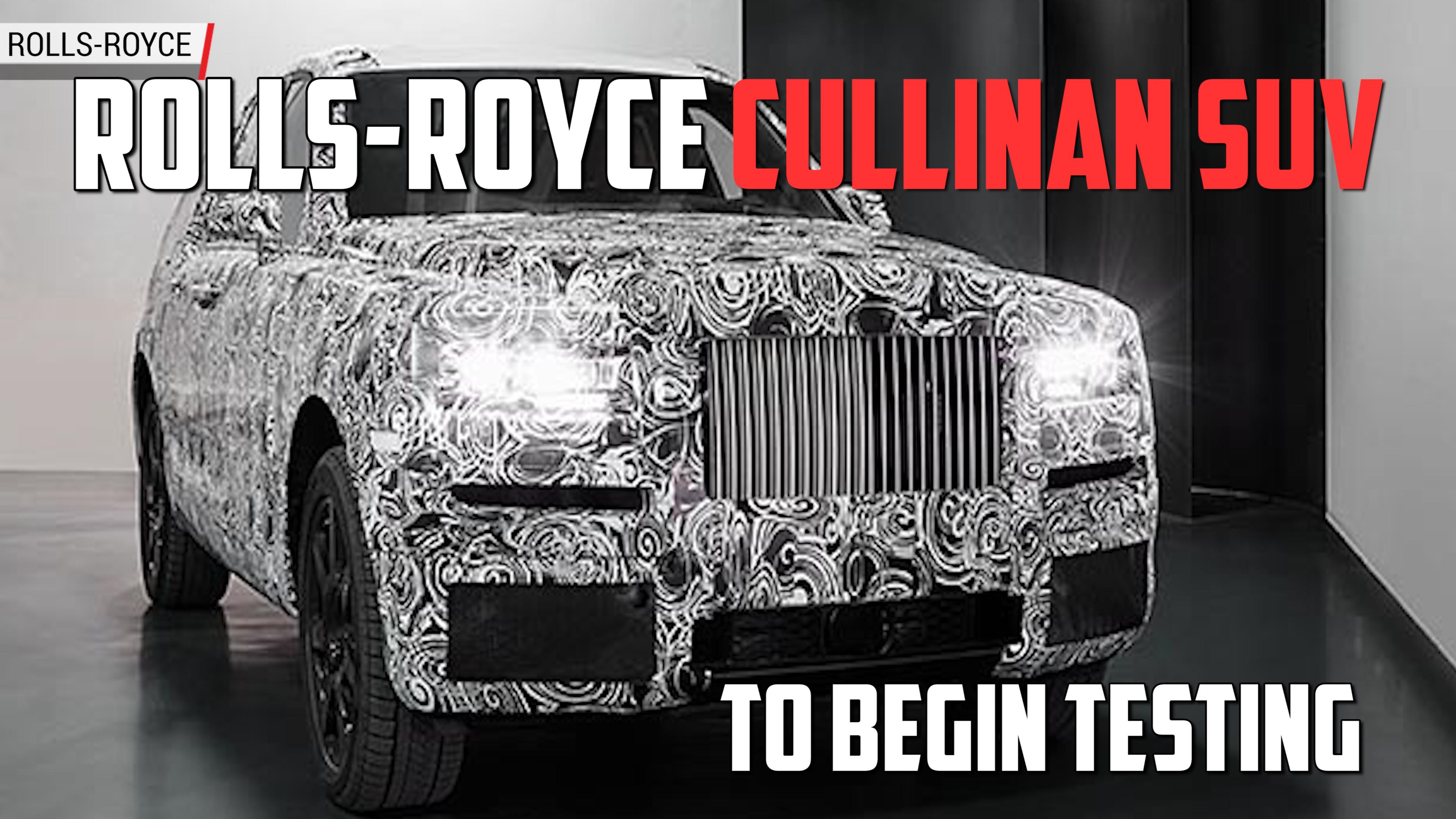 2017 Rolls-Royce SUV Project CULLINAN