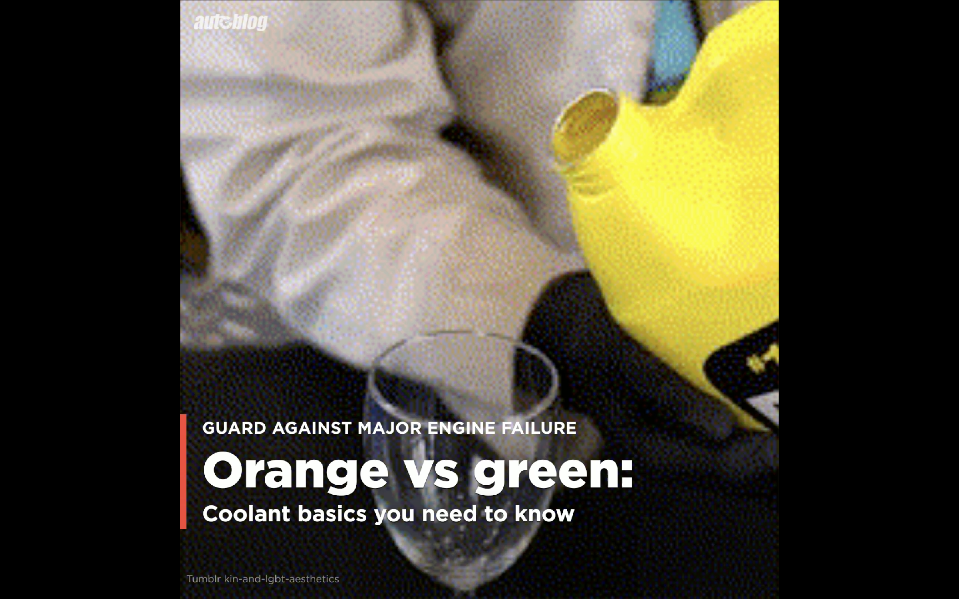 Orange Dexcool and green glycol antifreeze explained: Coolant basics -  Autoblog