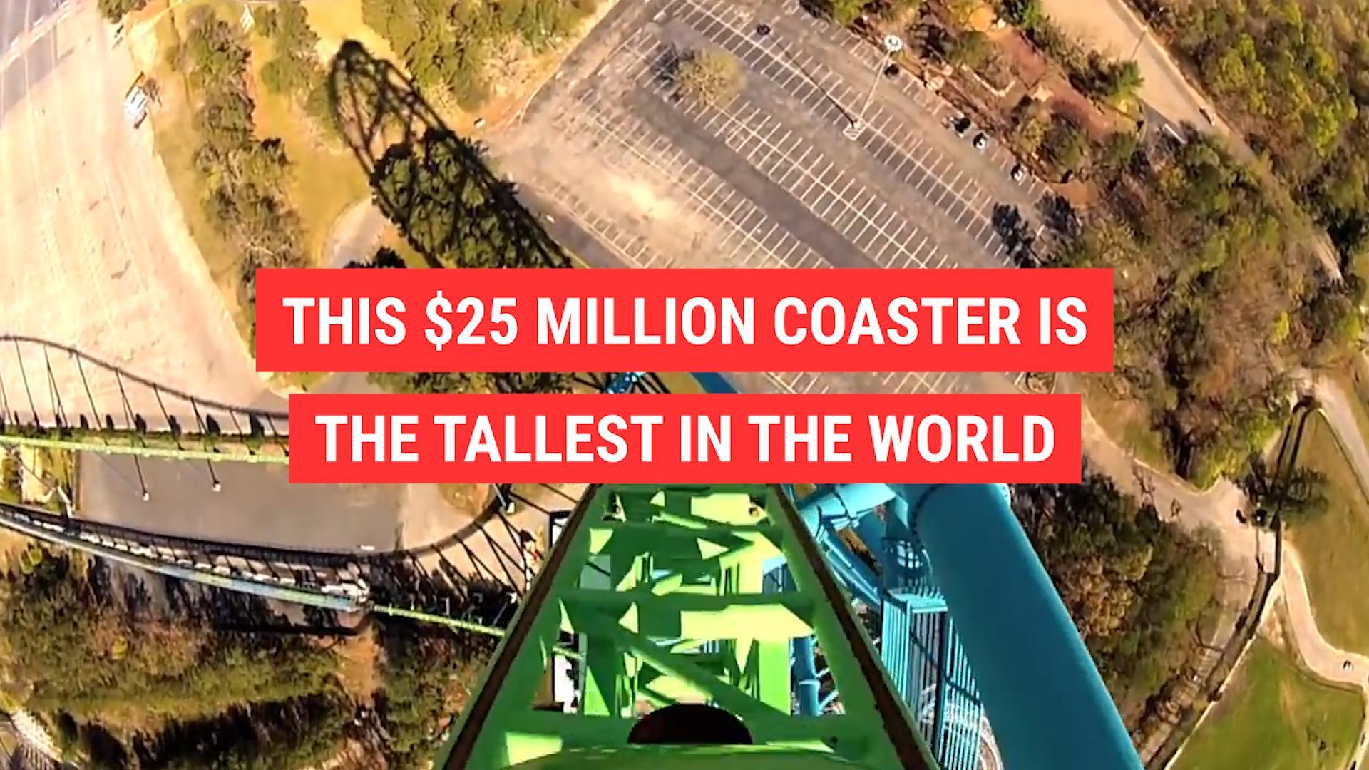world biggest roller coaster drop