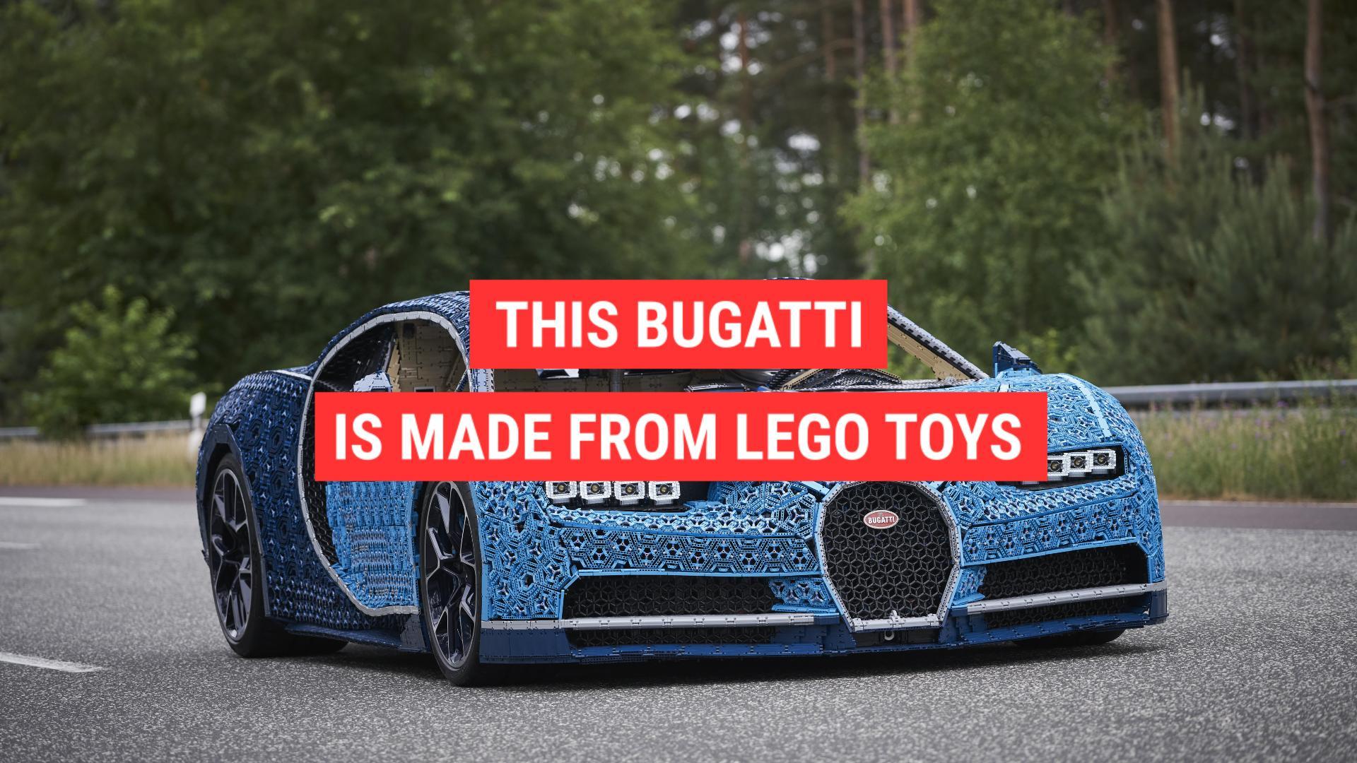 Life-size Lego Technic Bugatti Chiron really drives - Autoblog