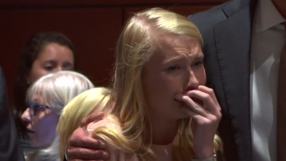 Ohio Cheerleader Bursts Into Tears As Murder Verdict Is Read 