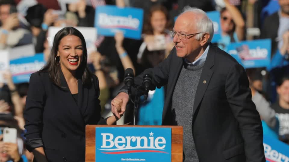 Bernie Sanders Gets Aoc Endorsement 