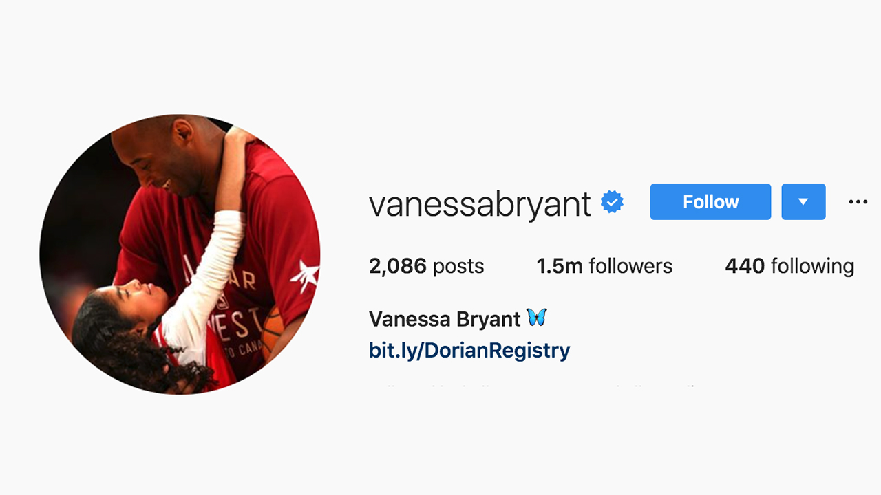 Kobe Bryant Death Vanessa Bryant Changes Instagram Profile Picture To Photo Of Husband Gianna In 1st Public Move Since Helicopter Crash - vanessa morgan roblox name