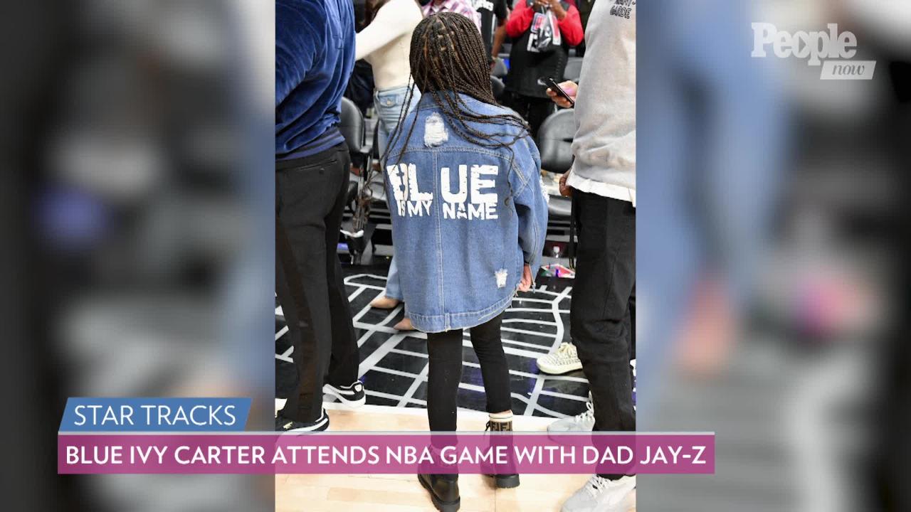 Blue Ivy Meeting Lebron James at the Lakers Game Is So Pure