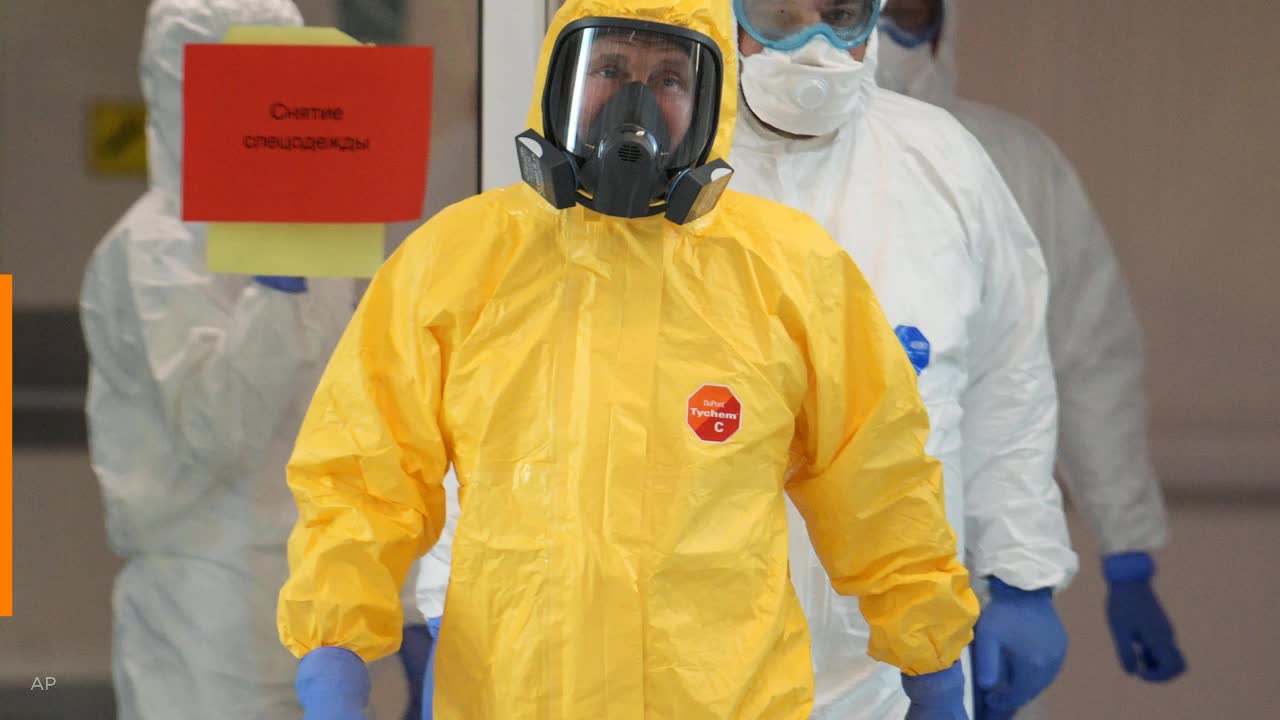 Russian President Putin dons hazmat suit as Moscow mayor says coronavirus outbreak is worse than it looks