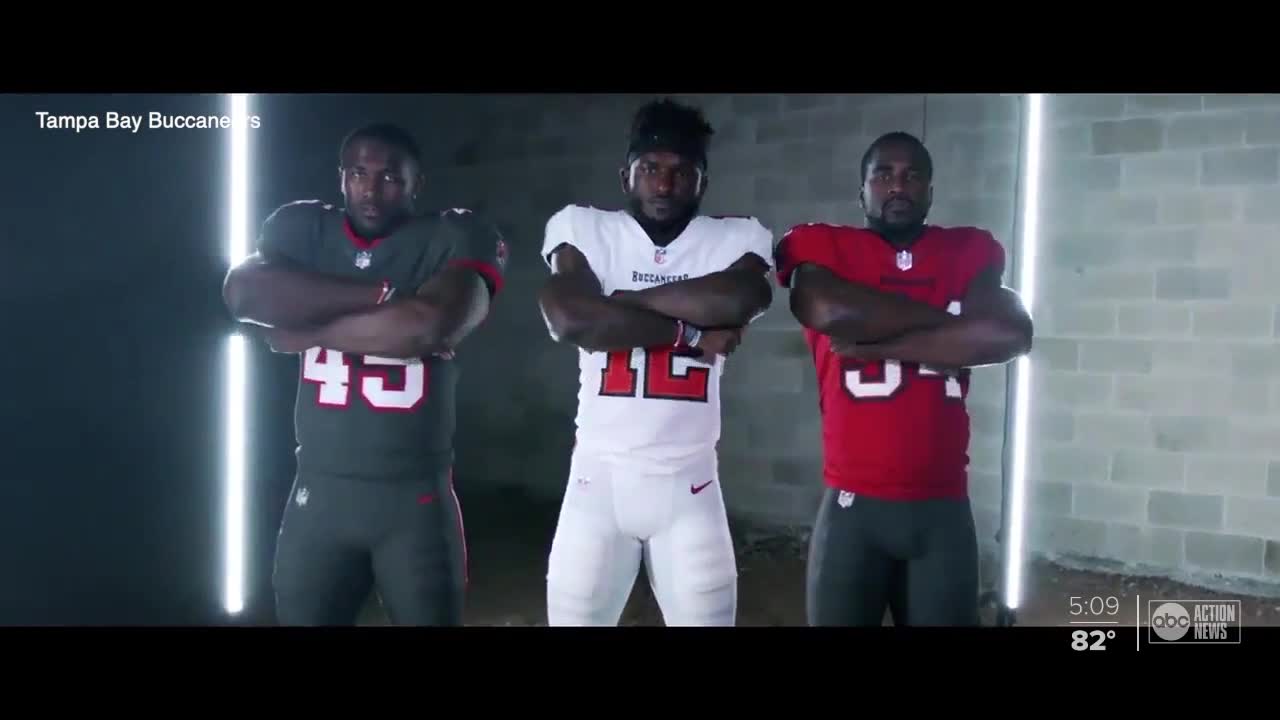 buccaneers away uniform