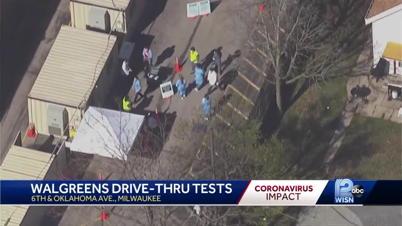 Walgreens opens drivethru coronavirus testing at south