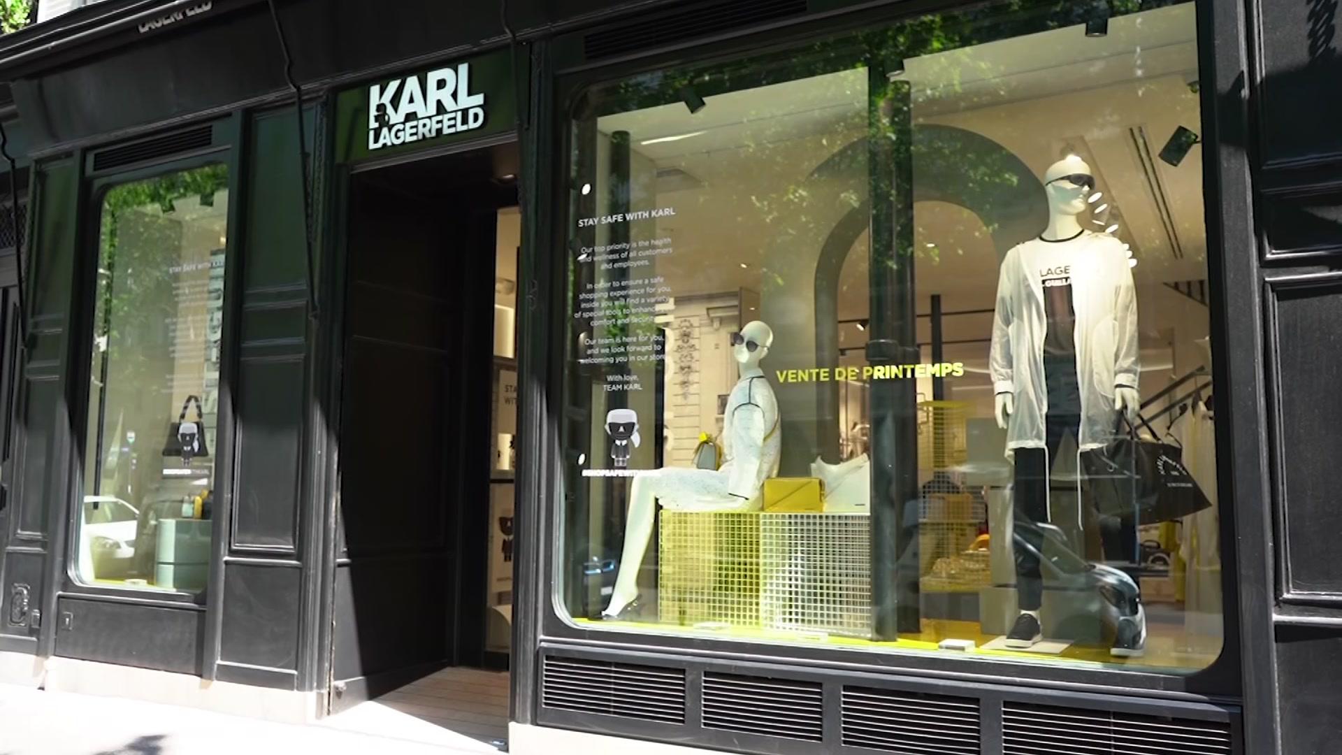 Karl Lagerfeld store reopens in Paris