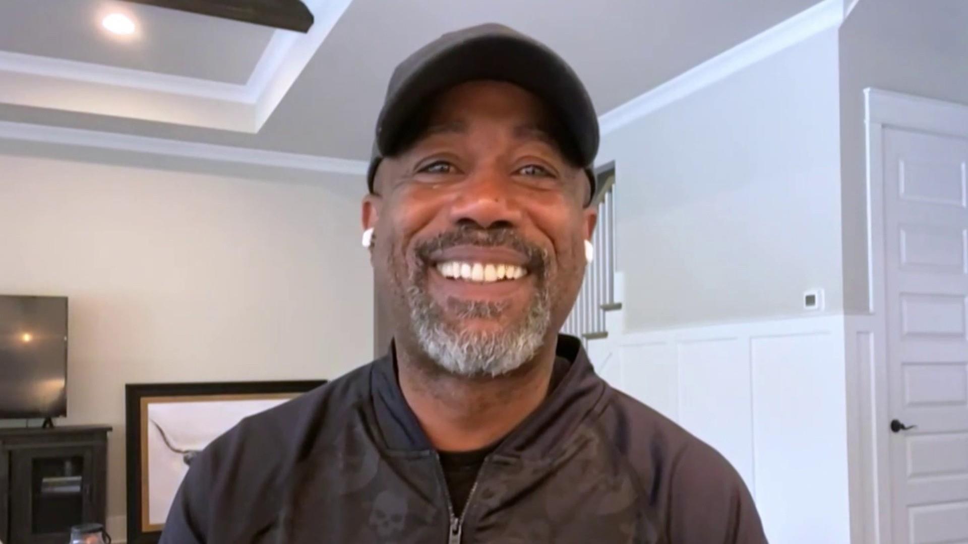 Darius Rucker talks about surprising patients with virtual concerts