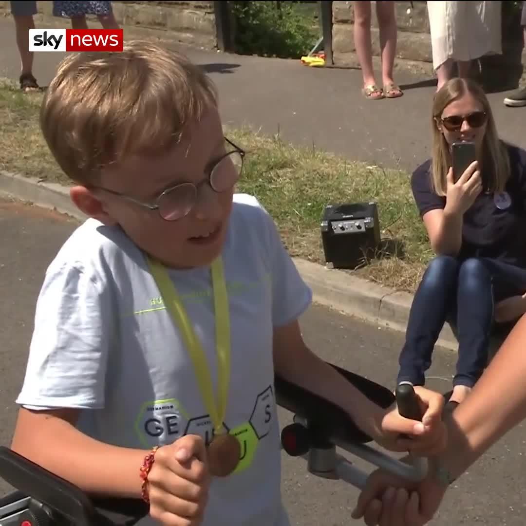 Boy With Cerebral Palsy Finishes Marathon Challenge 1821