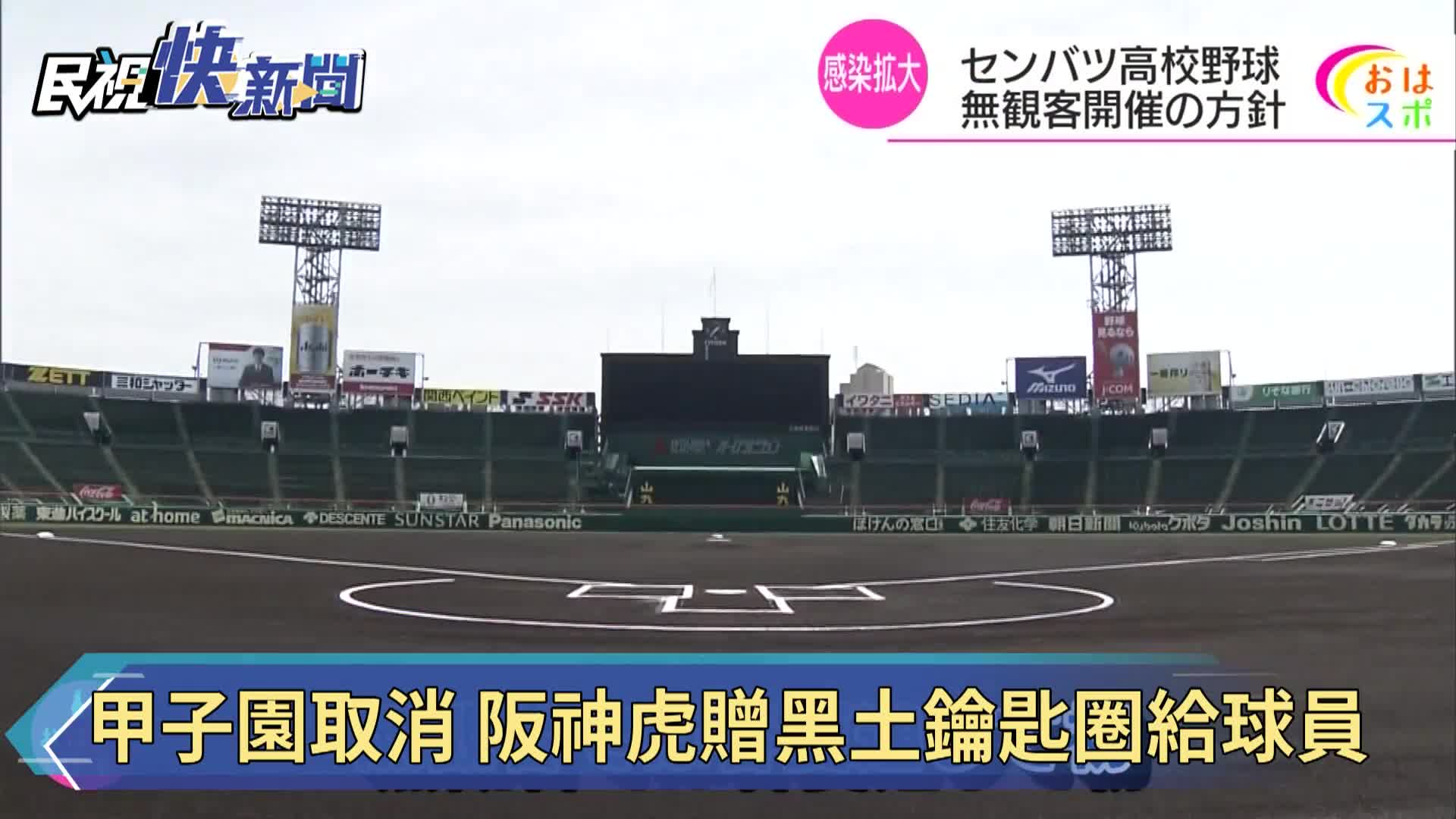 甲子園取消阪神虎贈黑土給球員